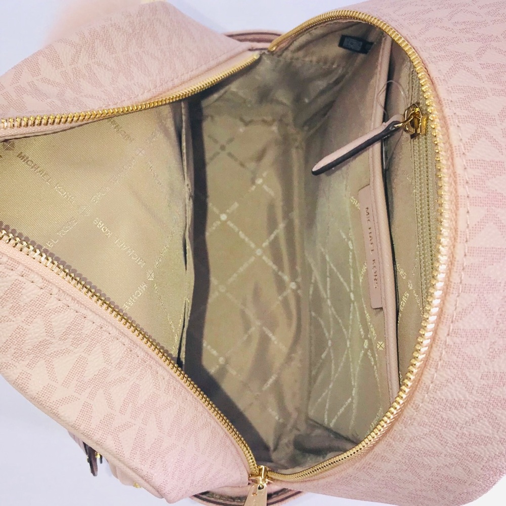 4PCS Michael Kors Abbey Backpack Wallet Clutch Pom - Picture 6 of 8